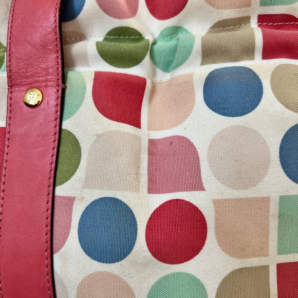 Vintage Geometric Shape Drawstring Kate Spade Tote - Picture 6 of 10